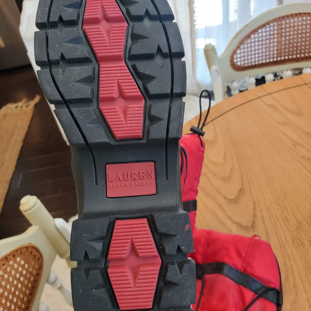 Red and Black‎ Winter Boots